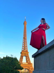“Rojo Pasión” Glam Dress